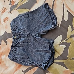 Chambray Shorts